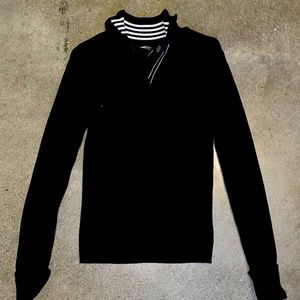 Vintage Polo Ralph Lauren Ribbed Quarter Zip Sweater